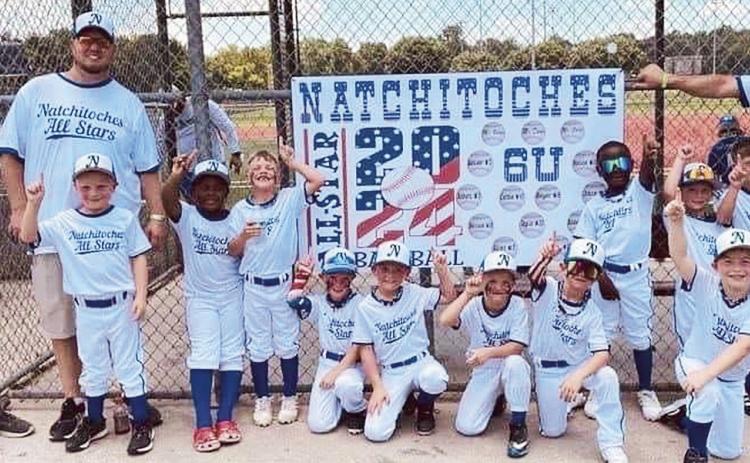 6U Natchitoches boys qualified for the USSSA Rec All Star World Series taking place July 9-14 in Baton Rouge. The team is currently ranked #4 in the state and #13 in the nation. Players are Walker Lewis, Robert Hamilton, Kason Stephens, Sutton Chestovich, Silas McGrath, Taylor Starnes, Corbin Miller, Messiah Calvin, Meyer Davis, Asher Boyd and Jase Laughlin. Coaches are Vance Starnes, Devin Lewis and Caleb Boyd.