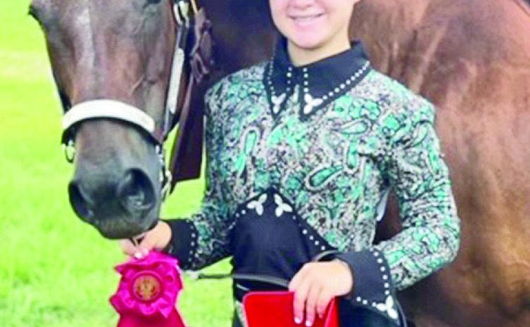 Brenley Metoyer had great success at the Louisiana State 4-H Horse Show. She placed third place in poles, fourth in stakes, second in Halter Class (registered mare) and eighth in Western Showmanship.