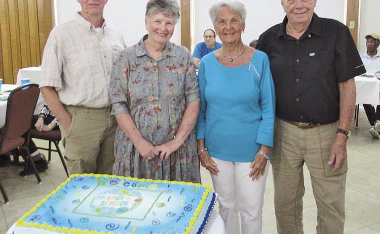 June, July, and August wedding anniversaries were celebrated by Paul and Joyce Baird, and by Harold and Peg Thomas.
