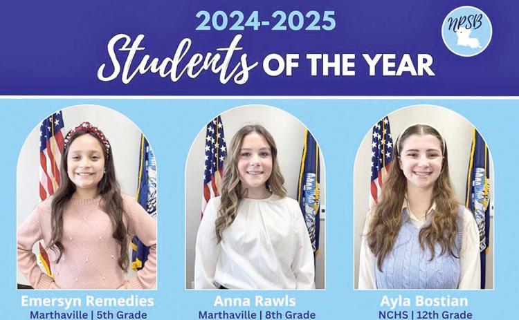 Three will represent NPSB in competition