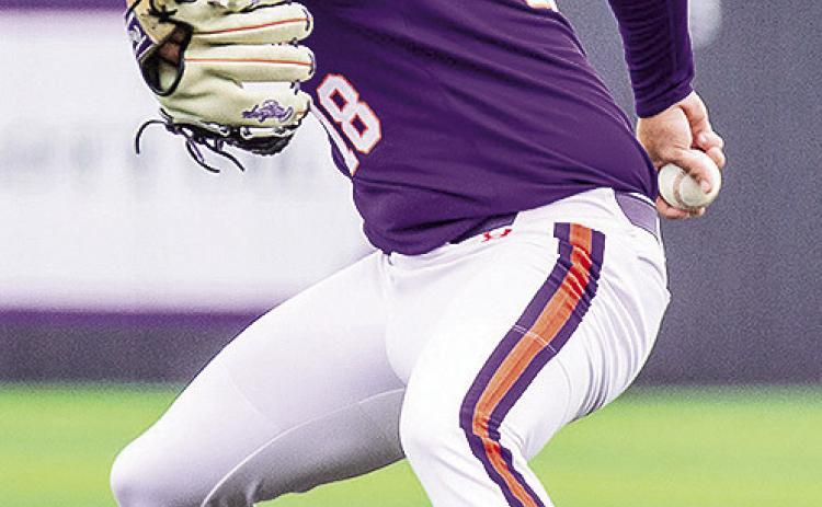Austin Anderson and Northwestern State finished a three-game sweep of UIW on Sunday. Photo by Chris Reich/NSU Photographic Services
