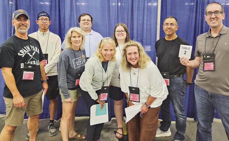 Dr. Judith Covington, third from right, is with her Table Group.