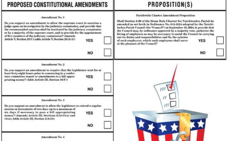 Five amendments are on Dec. 7 ballot