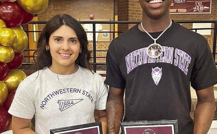 Natchitoches Central High School is proud to announce the 2024 Mr. and Miss NCHS, an award voted on by faculty and staff. The honor of being named Mr. and Miss NCHS is given to a young man and a young lady who embody Natchitoches Central’s core values— Respect, Honor, and Tradition. This year’s Mr. NCHS is Camryn Davis. Camryn is the son of Anetra Davis. Madelynn Misuraca is this year’s Miss NCHS. Madelynn is the daughter of Chad and Mindy Misuraca.