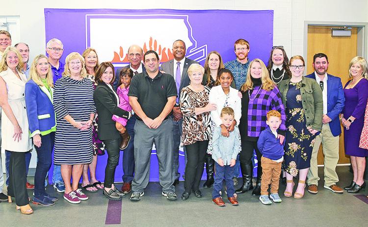 The families of the late Jack Brittain Jr., Jerry Pierce and Richard Ware gathered for the announcement of three scholarships that will honor their loved ones.The scholarships were made possible by a donation from NSU alum Skeeter Salim and were announced during a Nov. 18 program. See Story Page 3A.