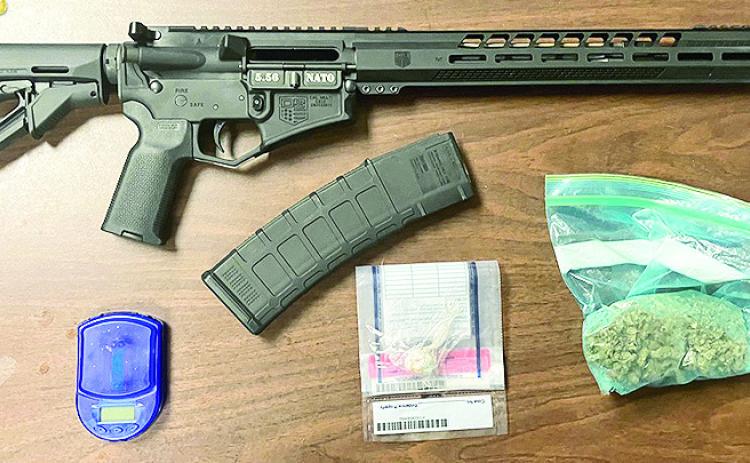 Drug and weapon charges for Winn Parish man stopped along US-71