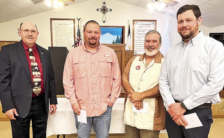 Bro. Roger recognized the ordained men at Bellwood Baptist Church last Sunday Morning giving each a card and gift. They were Deacons Antony Masters, Marvin Wyatt, and Minister Anthony Baker.