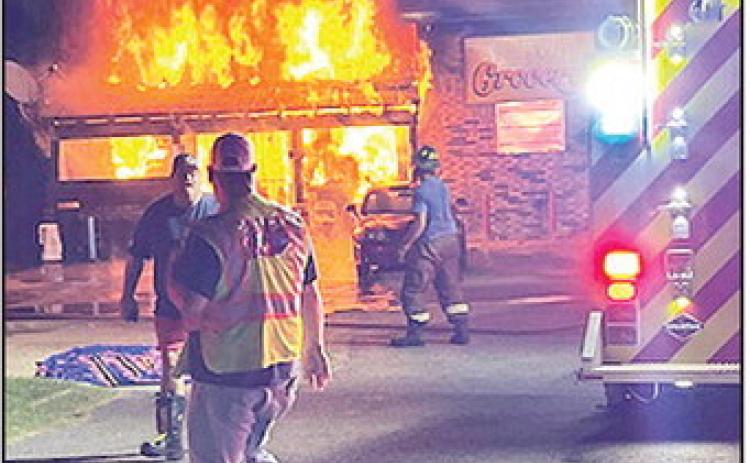 Natchez Business Burns