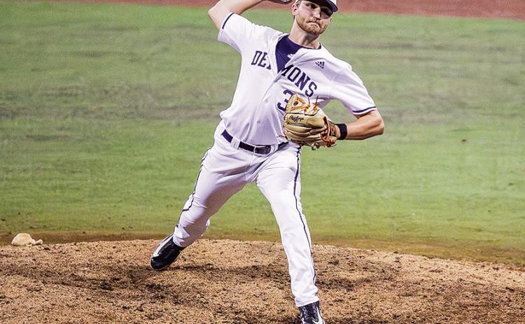 Tyler Bryan will start Game 1 of the Southland Conference Baseball Tournament for Northwestern State. Photo by Chris Reich/NSU Photographic Services