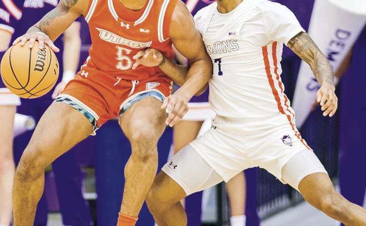Love Bettis (7) was one of four double-figure scorers for Northwestern State in its 79-63 win against UTRGV on Monday night. Photo by Chris Reich/NSU Photographic Services