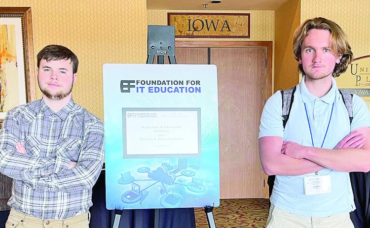 Brandon Jordan of Many won first place in PC Troubleshooting, Cyber Security and Capture the Flag at the U.S. Information Technology Collegiate Conference in Springfield, Missouri. Justin Dysarz of Sugar Land, Texas, won seventh place in the qualifying round of Cyber Security a day after earning his Security+ certification. Dysarz also took part in the first-ever USITCC Hackathon event in application development.