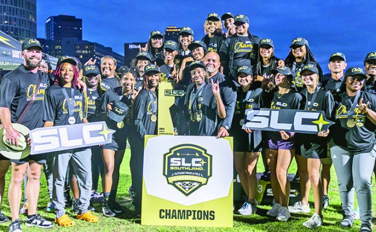 Northwestern State’s women’s track and field team earned its first ever outdoor team title, thanks to the 4x400 relay victory to end the Southland Conference meet.