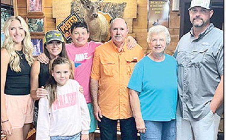 Those present to celebrate Brittany Grace Matkin’s birthday at Fisherman’s Galley were Brittany, Kresha, Kenna Leigh, Raegan, Bro. Roger, Connie, and Brad Matkin.