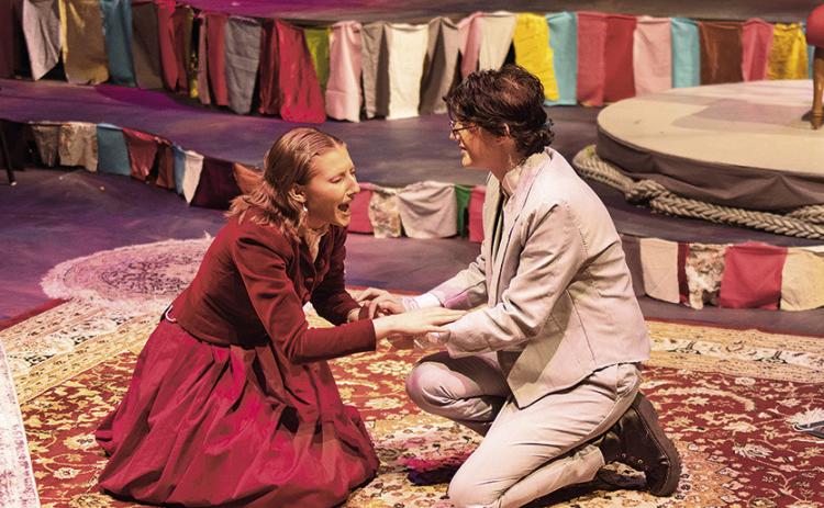 Students perform in a Theatre Repertory Company production at LSMSA in 2023. Photo courtesy LSMSA.