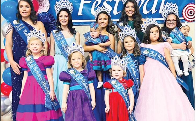 The 2025 Robeline Heritage Festival Court is Baby Miss Madalynn Kirts, Toddler Miss Tatym Davis. Mini Miss Logynn “LoLo” Raye, Tiny Miss Kinsley Miner, Little Miss Raelee Stockton, Petite Miss Corlee Mitchell, Deb Miss Bexlee Henderson, Junior Miss Alayna Clements, Teen Miss Jaylen Brister, Ms Jessica Clements, Miss Laken Marie Ferguson, and People’s Choice Kylin Lindsey