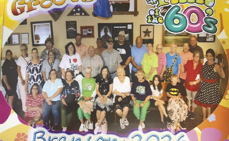A group of Davis Springs Southern Methodist Church and friends took a trip to Branson, MO. A few visited the Clay Cooper Theatre on July 23, to see #1 Hits of the 60’s. On front row, left to right are Lisa Blanchard, Joan McCoy, Sherry Bohannon, Maudie Adams, Cindy McLaren, Kathy Cox, Ruth Sanders, Damien Hodges, and Maverick Barrett. Second row are Denise Archibeque, Gayle Culver, Carla Custis, Diane Stratton, Julie McDonald, Bo Bohannon, John- ny Adams, Cami Pinckard, Brenda Hamilton, Glenda Pinckard,