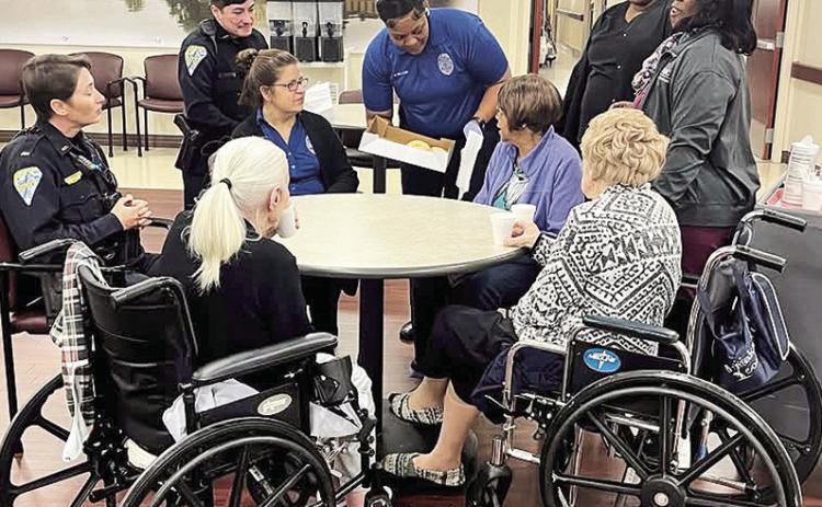 Courtyard of Natchitoches hosted Coffee with Cops earlier this week. Coffee with Cops is a community-based policing activity sponsored by the Natchitoches Police Department.