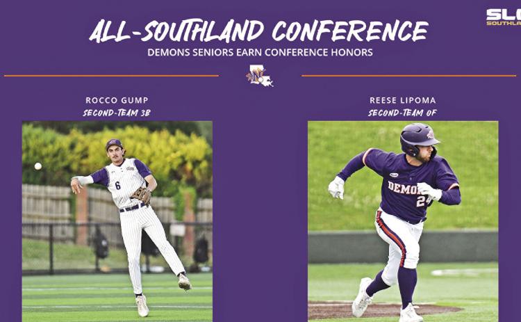 Lipoma, Gump earn All-Southland Conference honors