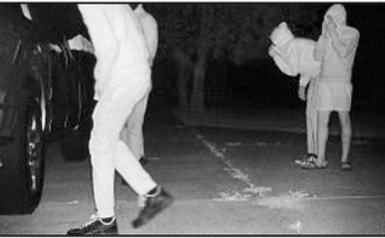 The Natchitoches Parish Sheriff’s Office is investigating five vehicle burglaries and a home surveillance camera captured this image.