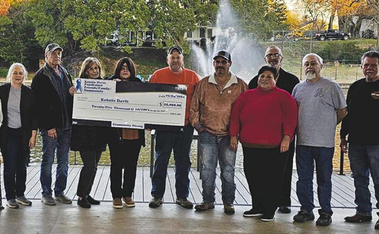 Pictured from left are Tracy Maxey, Katy Palmer, Marvin Davis, Judy Davis, Kristie Davis, Dewayne George, Ricky LaCaze, Barbara Roberts, Mike Rachal, John Abraham, and Shelby Borders. Not pictured are Kilita Jones, Mike Jones, Angela Jenkins, Geraldine Clark, Kelly Krouse, Regina Robertson, James Maxey and Mike Casey.
