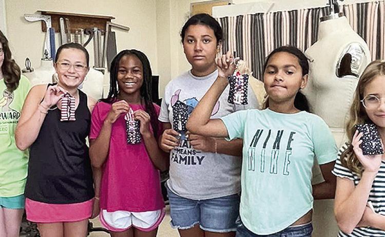 Amelia Picou, Brenyn Wilson, Braylee Johnson, Lamaria LaCour, Rosalyn Burks and Eleanor Picou