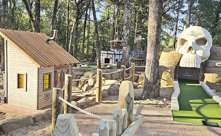 Sneek-Peak of Buccaneer Bayou opening March 29 at Dark Woods Adventure Park.