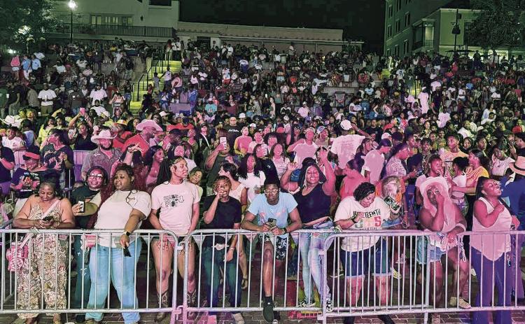 It was a packed house Saturday night