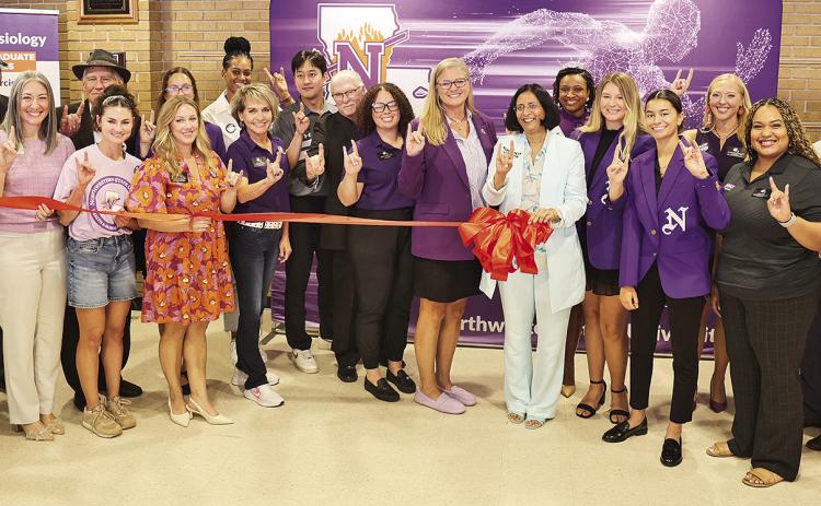 Faculty, staff and community members turned out for the school of Kinesiology grand launch &amp; ribbon-cutting Aug. 27.