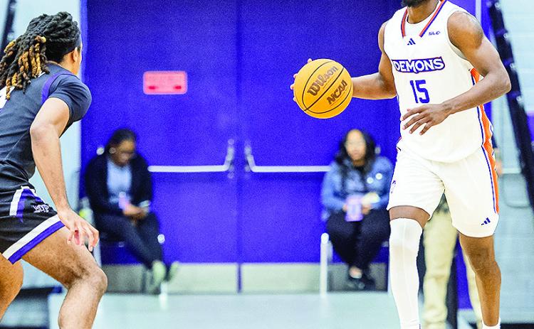 Chase Forte had nine points in Friday’s loss at LSU. Photo by Chris Reich/NSU Photographic Services