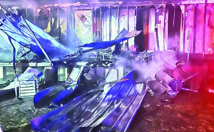 Natchitoches Parish Sheriff’s Deputies and Natchitoches Parish Fire Protection District #7 were dispatched to a mobile home fire in the 100 block of South Second Street in Marthaville just before 3 a.m. Saturday. Units found the structure fully engulfed. The structure was a total loss; no injuries were reported. Dep. Cpl. Thomas Freeman responded to the scene for the NPSO.