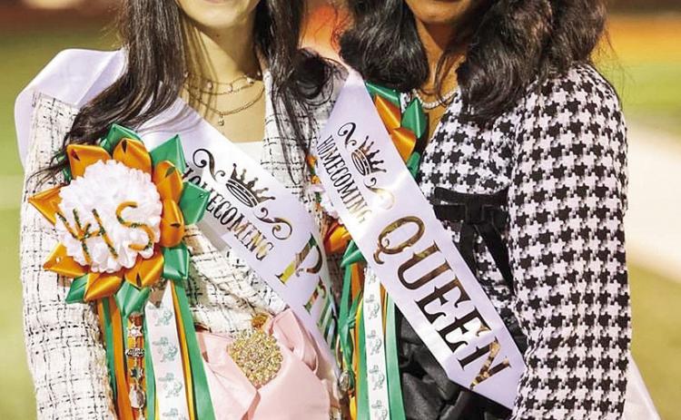 Senior Sweatheart Kelsey Cameron and Queen Tiberlyn Washingon