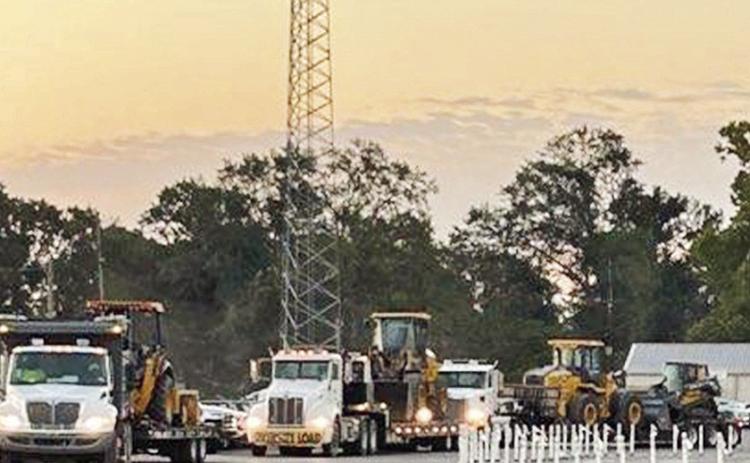Crews from Bossier City, Monroe, Chase, Alexandria,Lake Charles and Baton Rouge were part of the LaDOTD effort to assist hurricane victims.