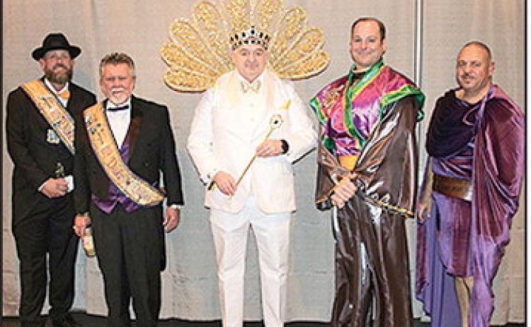 Duke of Desire Chris Garcia; Duke of Destiny Shelby Borders; King Ted Jordan; Duke of Decadence John Greely and Duke of Dance Billy Meziere
