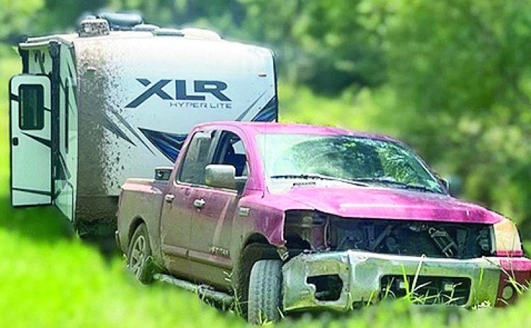 Stolen truck and camper found