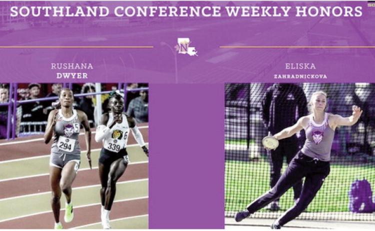 SOUTHLAND CONFERENCE WEEKLY HONORS