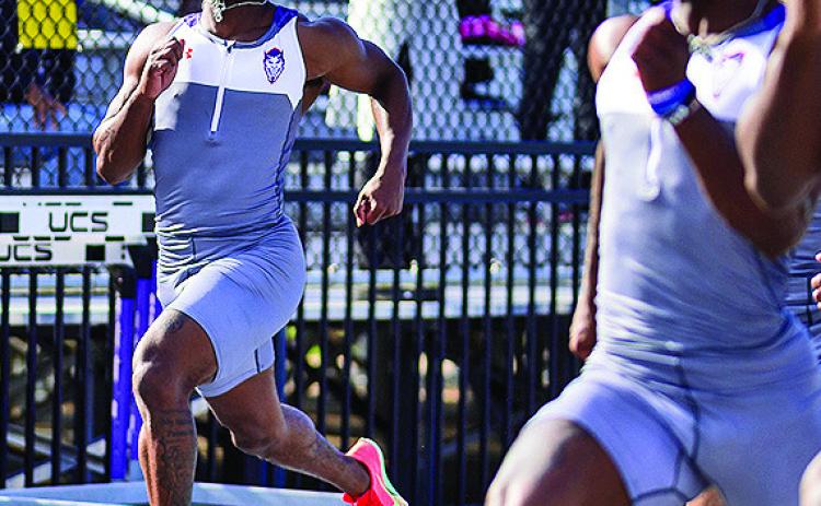 Twins Kalen and Koen Beavers are competitive on and off the track, which helps strengthen their bond, as the pair cheers for each other and are each other’s biggest fan. The twins and the rest of Northwestern State started the Southland Conference Championships on Thursday.