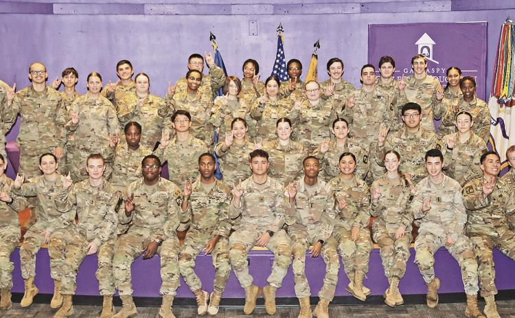 NSU’s Department of Military Science recognized the achievements of ROTC cadets during an awards program to conclude the semester.