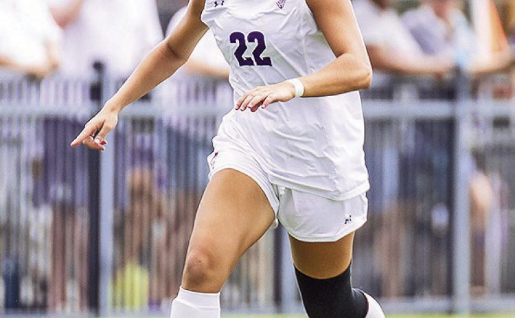 Senior captain Emily Gundin helps lead Northwestern State into its lone home exhibition Saturday evening against LSU Eunice in preparation for the regular season, which opens Wednesday at Oklahoma.