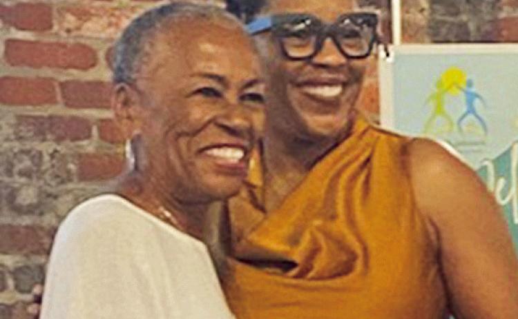 Claire Prymus and RoyOMartin Corporate Partner and Senior Director of Human Resources Connie Baker