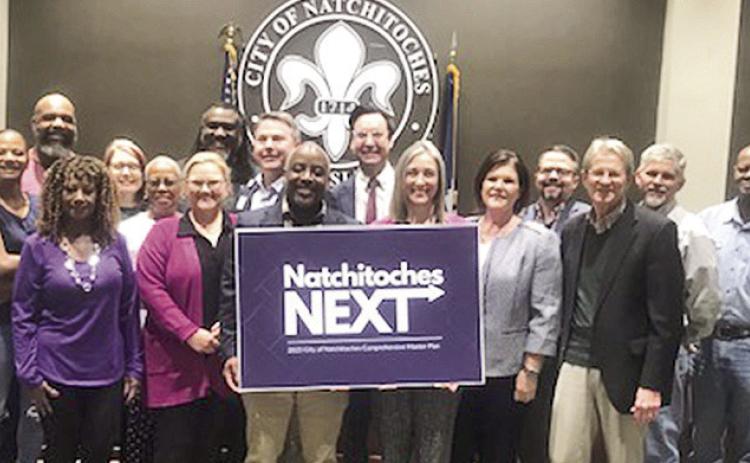 The City Council joined members of the Natchitoches Next master plan committee to celebrate completion of the plan.