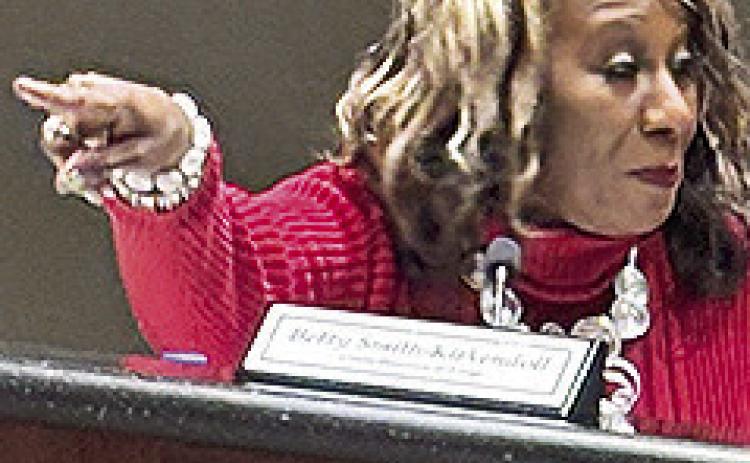 Betty Smith Kirkendoll had strong words for Mayor Ronnie Williams Jr. at the City Council meeting Monday.