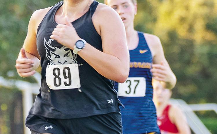 Leah Thompson (pictured) took 75th place at the Southland Conference Cross Country Championships to lead Northwestern State. Photo by Christopher Richard