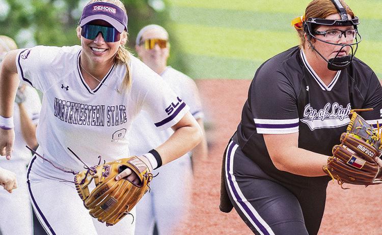 Brynn Daniel, left) and Mattison Buster each earned their first LSWA All-Louisiana honors in 2026.