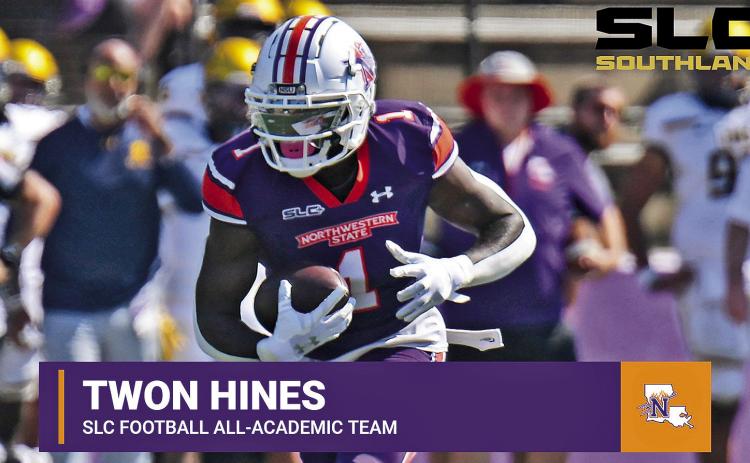 Hines named to Southland All-Academic Team