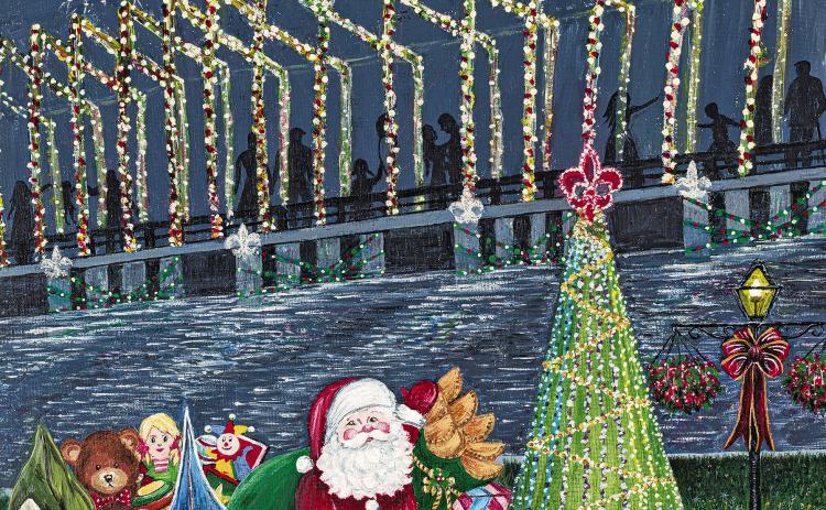 This is the winning Christmas Festival Poster created by Kathryn Latham.