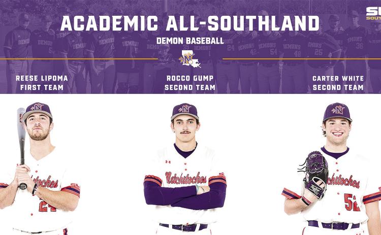 First-teamer Lipoma leads trio of Academic All-SLC Demons