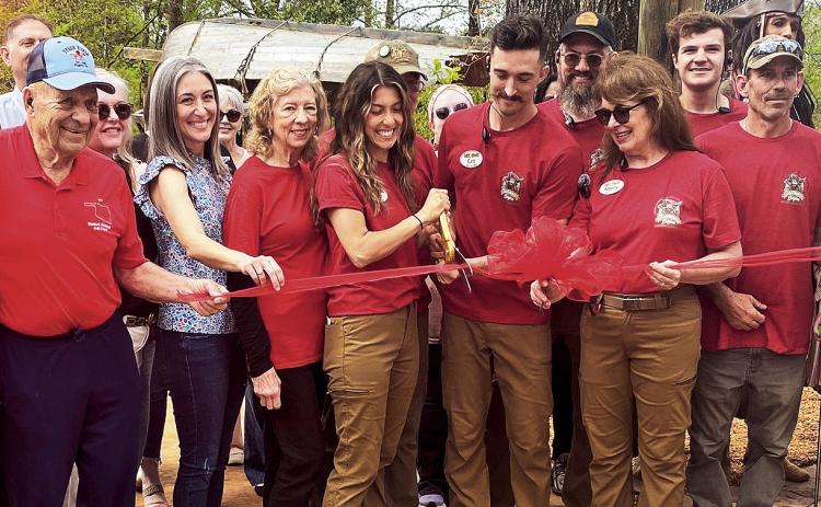 Natchitoches Area Chamber of Commerce held a ribbon cutting last week to celebrate the opening of Buccaneer Bayou Mini Golf, a new addition to Dark Woods Adventure Park and the community.