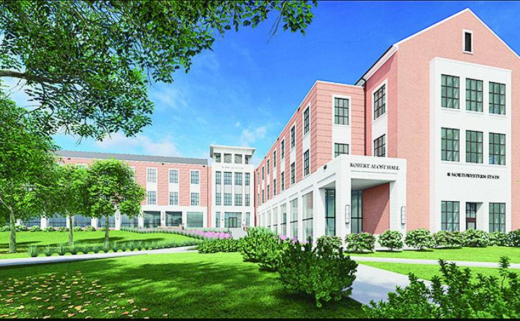 Northwestern State University will hold a ribbon-cutting for Dr. Robert Alost Hall, the university’s state-of-the-art academic hub that opened this semester. The ceremony will take place at 3 p.m. Friday, Oct. 3 in conjunction with the university’s Homecoming festivities.