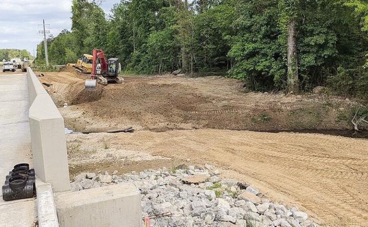 LA 514 bridge replacement at Bayou Chicot, Red River Parish.