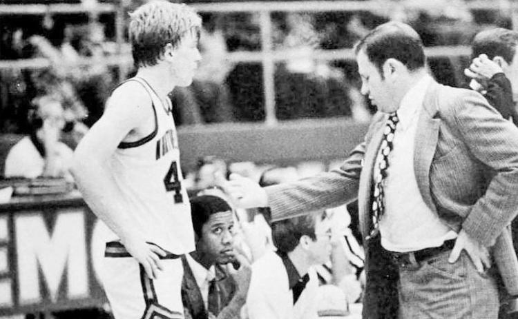 Coach Hildebrand (right) in 1979